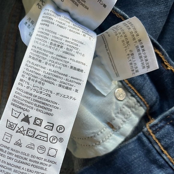 Levi’s 724 HIGH RISE SLIM STRAIGHT WOMEN'S JEANS 30x30 - Picture 7 of 7